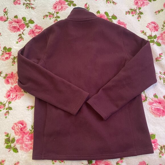 Mountian warehouse burgundy quarter zip pullover sweater! - Picture 14 of 15